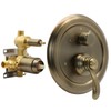 Homekicen 3-Way Shower Diverter Valve Replacement, Pressure Balancing Hidden 3