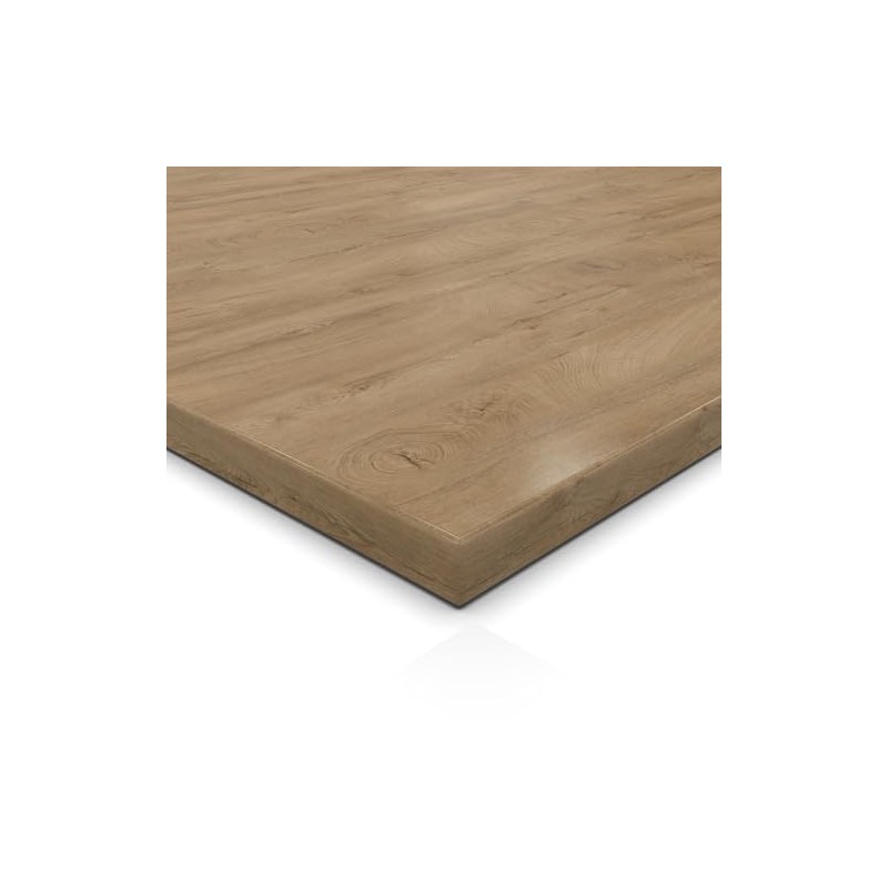 Chipboard Cut Oak End Grain Classic Melamine Resin Coated Length