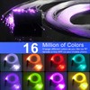 AZIMOM 6W Bluetooth/APP Control RGBW Fiber Optic Lights Star Ceiling