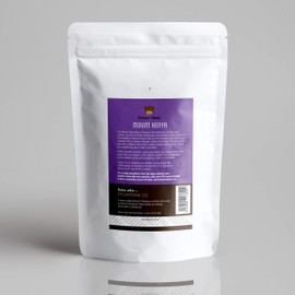 Kenyan Medium Roast Coffee Beans 227g - Brown Bear Mount Kenya Coffee - For All Coffee Machines - Strength 3 - Donation to Free The Bears