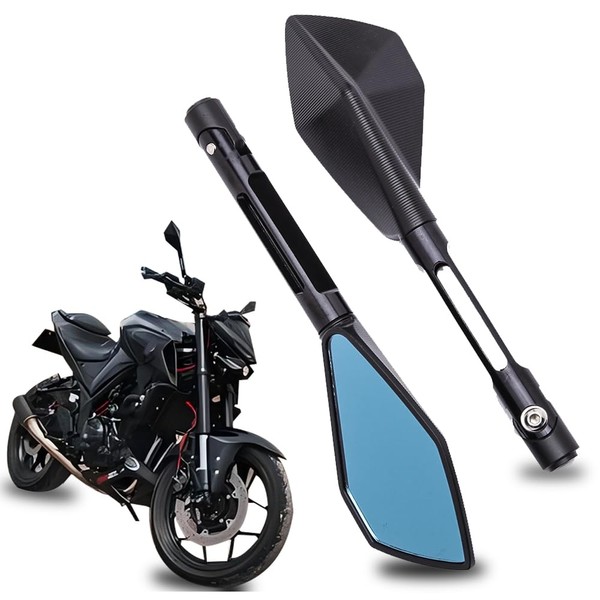 DREAMIZER Universal Motorcycle Mirrors M10 M8 Rearview Mirror Hawk-Eye Side