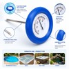 Floating Pool Thermometer for Indoor & Outdoor Use – Large-Dial