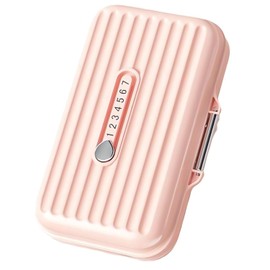 Ptyism Pill Box for On the Go Tablet Box 7 Days for Travel (Pink) Travel Pill Box, Pill Organiser Travel for Travel and Daily Use etc