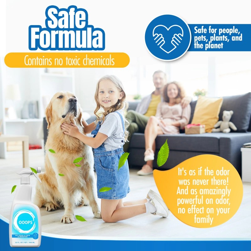OOOPS™ OOOPS Pet Odor/Stain Eliminator 3.78L & Spray Dismantles Odor