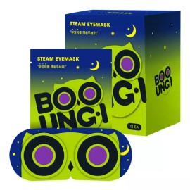 Boongyi 부엉이 스팀 온열 안대 아이마스크 수면 눈 찜질팩 무향 나이트 네이비 24개입 Owl Steam Warm Eye Mask Sleep Eye Patch Night Navy 24 Pieces
