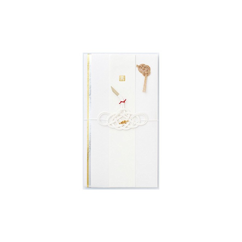 Marks KNP-GB107-WH Wedding Gift Stylish Metal Seal Tsuru