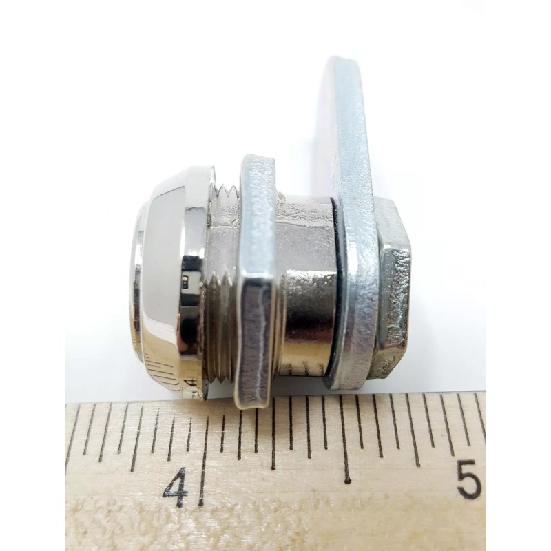 Chicago Cam Lock 3205 Keyed Differently 1/4" Threads Straight Cam