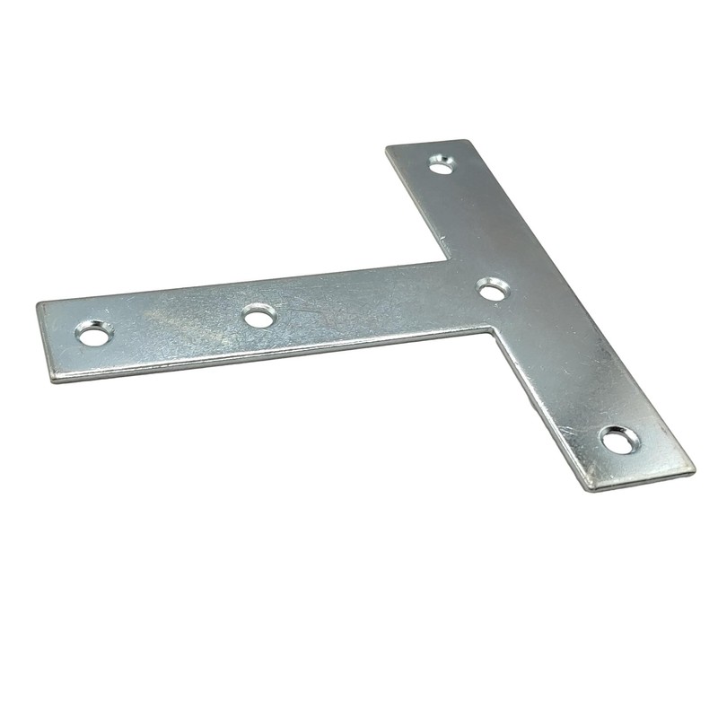 Metal Mending Tee T Plates 5in Braces Corner Bracket Plate