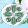 Artistone Green Aventurine Guardian Angel Heart Stone Healing Crystal Set
