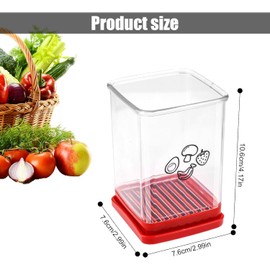 Fruit and Vegetable Speed Slicer with Push Plate,1Pc Stainless Steel Banana Strawberry Slicer with Push Plate,Fruit and Vegetable Speed Slicer with Push Plate,Egg Slicers Banana Slicer with Push Plate