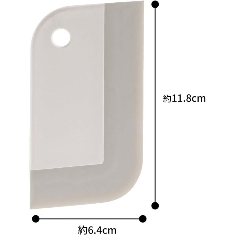 OE Sink Scraper, Gray, Approx. Height 4.6 x Width 2.5