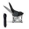 Smartmak Portable Sauna Chair, Fast Folding, with High Back Support