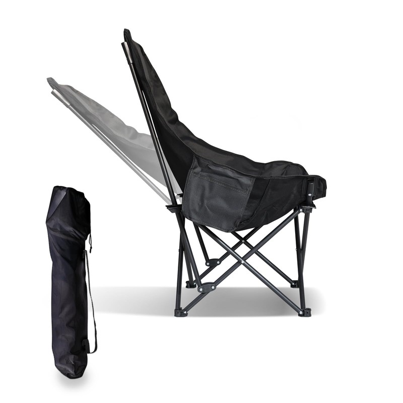 Smartmak Portable Sauna Chair, Fast Folding, with High Back Support