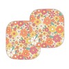 Drydeepin 70S 80S Hippie Groovy Flower Pattern Car Windshield Sun