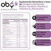 Vitaminas Cabello Mujer, capsulas con Biotina, Colágeno, Keratina, Vitamina E,