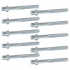 Piutouyar 12 Pcs Drum Tight Screw Tension Rods, M6 x