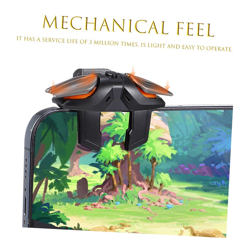 TEHAUX 1 Set Mobile Game Controller with Charging Cable Finger