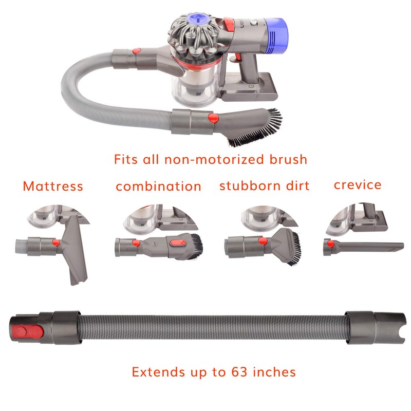 Fullclean Extension Hose and Crevice Tool Compatible with Dyson Gen