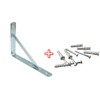 PRIOstahl Heavy Duty Bracket Angle Bracket with Screws and Anchors