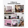 Silwisun Bluetooth in/Out Record Player with Speakers Turntable