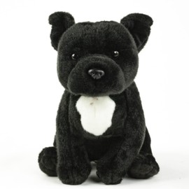 Teddys Rothenburg Pitbull/American Staffordshire Terrier 30 cm Black Cuddly Toy Dog Plush Dog Fabric Dog