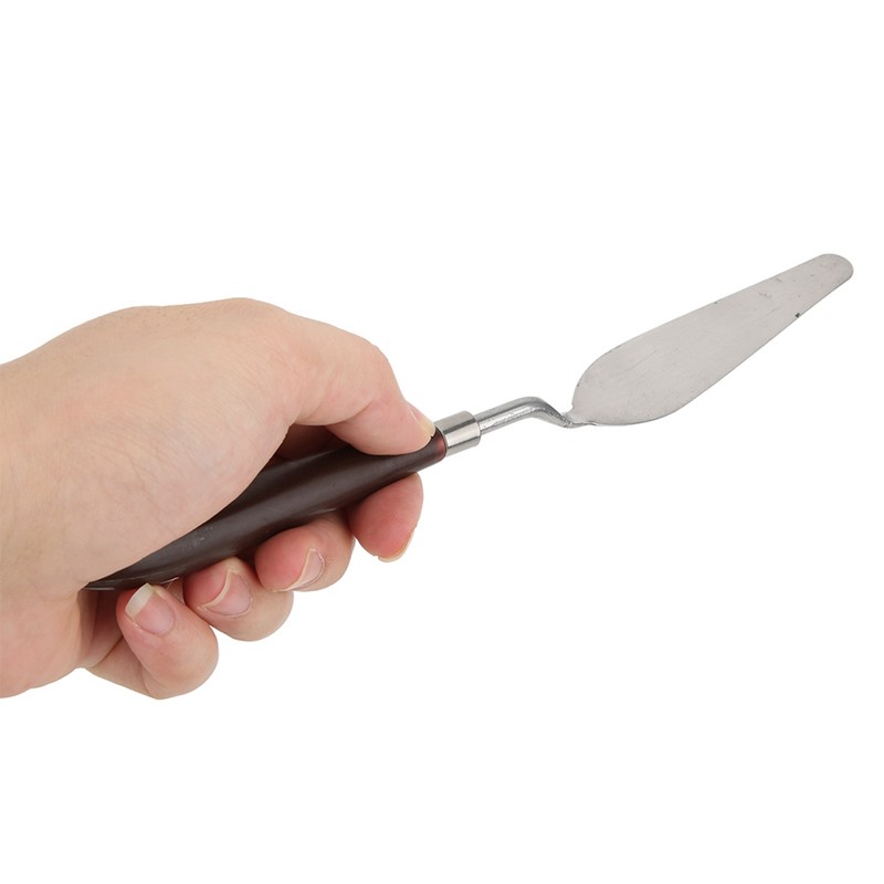 18Pcs Paint Scraper Knife Exquisite Plastic Handle Oil Painting Tool