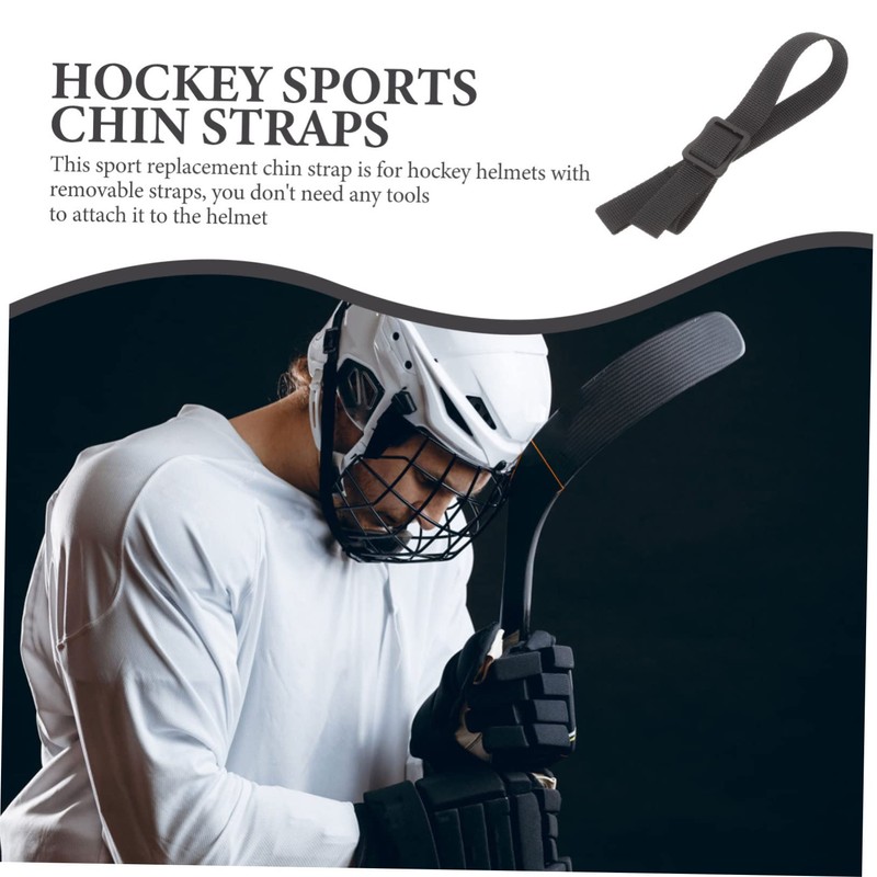 WOONEKY Hockey Sports Helmet Chin Strap Supply Adjustable Polyester Chin
