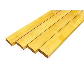 Yellowheart Lumber Boards 3/4" x 2" (4pcs) (3/4" x 2" x 24")