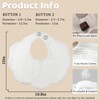 8PCS Baby Bibs Muslin Drooling Bibs for Baby Girl Boy