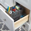 Simplify Cestino impilabile a 3 scomparti con divisori regolabili, organizer