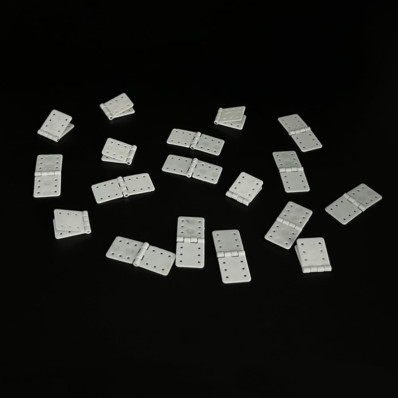 25PCS RC Airplane Pinned Nylon Hinges for RC Plane Replacement