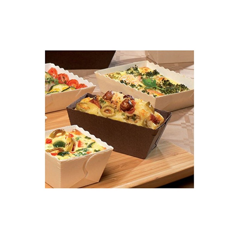 Pastry Chef's Boutique Easy Bake Paper Mini Loaf Pans -