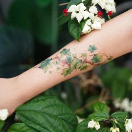 TattooIcon Realistic Ivy Tattoo - Temporary Tattoo / Ivy Women Tattoo / Beautiful Ivy