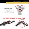 Titan 85154 3-Piece Auto Flex Universal Joint Extension Adapter Set