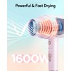 Wavytalk Blow Dryer with Diffuser, Mini Hair Dryer with Folding