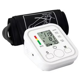 IndoTeam Blood Pressure Monitors Large Cuff - Blood Pressure Machine with Cuff for Upper Arm - Heart Rate Hypertension Monitor for Home Use - Blood-Pressure Monitor with LCD Display
