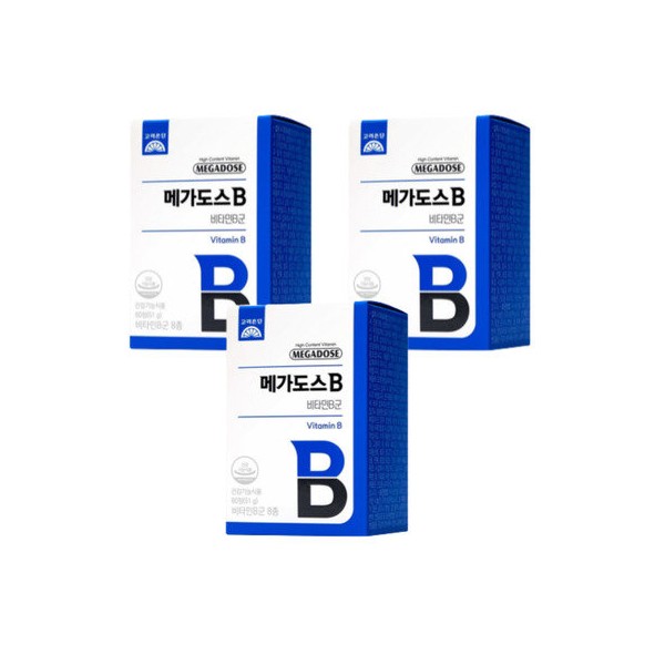 Korea Eundan Vitality Megadose B 60 tablets x 3 boxes,