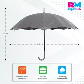 Rm Regalomex Paraguas Elegante Diferentes Diseños, Apertura Automática