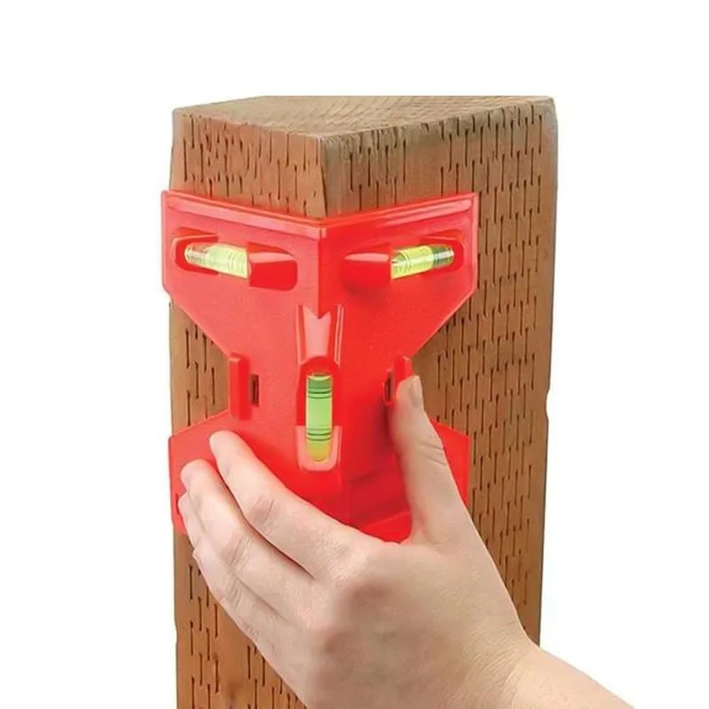 2 Pcs Magnetic Post Level for Pipe, Post and Beams