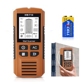 Stud Finder Wall Scanner, 7 in 1 Electronic Wall Finder Stud Detector with LCD Display & Audio Alarm, Multifunctional Smart Stud Sensor Beam Joist Detector for Wood AC Wire Metal Studs Cable