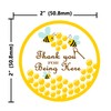 Top label Thank You for Being Here Honey Label,Bumble Bee