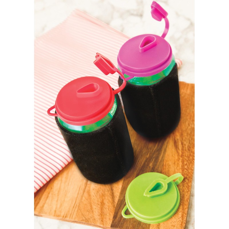 Fox Run Can Cover Lid With Spout, Red