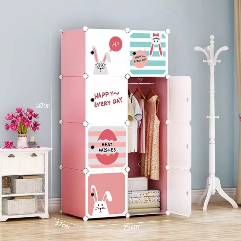 Comercio Armario Infantil Mueble Juguetero 8 Puertas 1 Colgante