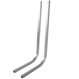 ECOTRIC Pair Boat Trailer Square Guide On Poles Aluminum 1 1/2" Square 46" Tall Pair