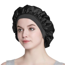 Alnorm Sleeping Cap for Short Hair Women Night Hat Natural Hair Bonnet