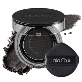 Lala Chuu Perfect Hairline Powder, the revolutionary solution for concealing hair loss instantly, Root Touch Up for Women & Men. Stain Proof for 120 hours 0.32 Ounce (Natural Black)