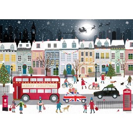 Ravensburger London’s Christmas Spirit 1000 piece Jigsaw Puzzle for Adults and Kids Age 12 and Up