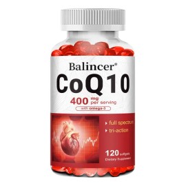 Cápsulas Blandas De Coenzima Q10 De Balincer De Con Omega-3                                                                                           