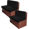 ANARACHON Leather Look RV Camper Dinette Cushion Covers, Washable RV