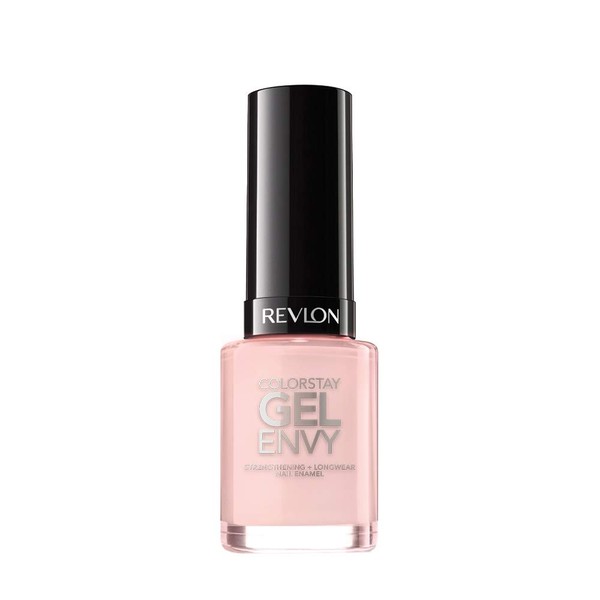 Revlon ColorStay Gel Envy Longwear Nail Polish, with Built-in Base Coat & Glossy Shine Finish, in Pink, 100 Cardshark, 0.4 oz